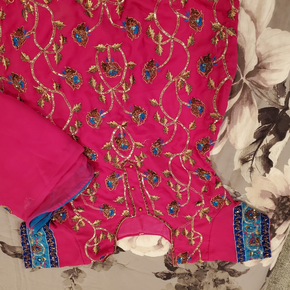 Fancy pink dress